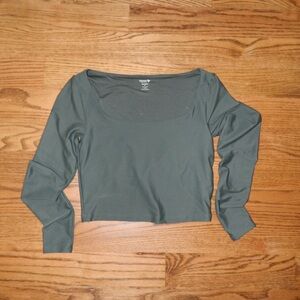 Old Navy Active Dark Green Powersoft Top
